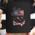 Jeep 4Th Of July American Flag Independence Coffee Mug