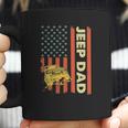 Jeep Dad American Flag Fathers Day 4Th Of July Coffee Mug