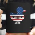 Jeep Duck American Flag Gift For Patriotic Coffee Mug