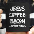 Jesus Coffee Bacon By Virtue Clothing Coffee Mug