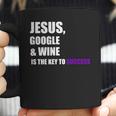 Jesus Google Wine Is The Key To Success Creative Coffee Mug