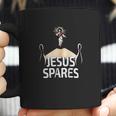 Jesus Spares Funny Bowling Team Bowler Alley League Christian Humor Coffee Mug