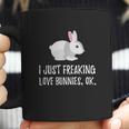 I Just Freaking Love Bunny | Cute Animal Critter Coffee Mug