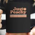 Just Peachy Retro 70S Georgia Peaches Summer Fruit Coffee Mug