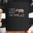 Just Really Love Baby Tapirs Ok Adorable Cartoon Tapir Graphic Design Printed Casual Daily Basic Coffee Mug