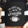 Im Just Here For The Snacks Funny Fantasy Football Coffee Mug