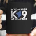 K9 Unit Thin Blue Line K9 Police Tribute Coffee Mug