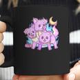 Kawaii Pastel Goth 3 Headed Dog Anime Coffee Mug