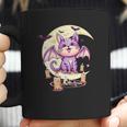 Kawaii Pastel Goth Cute Creepy Cat Vaporwave Menhera Nu Goth Coffee Mug