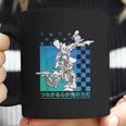 Kingdom Hearts Sora Donald Goofy Kanji Checkerboard Coffee Mug