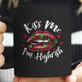 Kiss Me Im Highrish Stoner Marijuana Weed Lover 420 Gift Graphic Design Printed Casual Daily Basic Coffee Mug