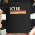 Kyle Name Personalized Retro Vintage 80S 90S Birthday Coffee Mug