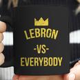 Lebron Vs Everybody La Bron Basketball Coffee Mug