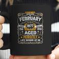 Legends Were Born In February 1977 45Th Birthday 45 Years Old Coffee Mug