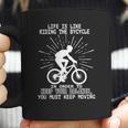 Life Is Like Riding Shirt Albert Einstein Quote Inspirational Bicycle Biker Friendship Gift Coffee Mug