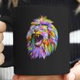 Lion Head Colorful Coffee Mug