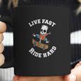 Live Fast Ride Hard Halloween Bart Coffee Mug