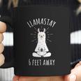 Llamastay 6 Feet Away Funny Llama Social Distancing Coffee Mug