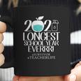 The Longest School Year Ever Apple Wearing Face Mask Teacher 2021 Ver2 Coffee Mug