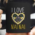 I Love Being Called Nai Nai Sunflower Heart Christmas Gift Coffee Mug