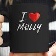 I Love Heart Molly Family Name Coffee Mug