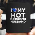 I Love My Hot Puerto Rican Husband Puerto Rico Tshirt Coffee Mug