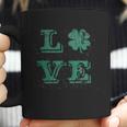 Love Lucky Clover Saint Patricks Day Cute Irish St Patty Shamrock Coffee Mug