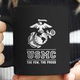 Lucky Ride Marines Usmc The Few The Proud White Emblem Coffee Mug