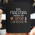 Maestra Espanol Playera Gift Regalo Spanish Teacher Coffee Mug