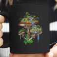 Magic Mushrooms Island Psychedelic Fungi Fantasy Hippie Coffee Mug