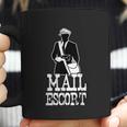 Mail Escort Postal Worker Scan Barcodes Delivery Coffee Mug