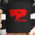 Map Of Detroit City Coffee Mug