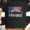 Maverick 302 Vintage American Flag Usa Muscle Car Coffee Mug