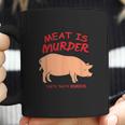 Meat Is Murder Tasty Murder Bacon By Zany Coffee Mug