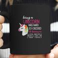 Med Tech Lab Medical Technician Unicorn Lovers Funny Gift Coffee Mug