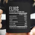 Mens Elvis Nutrition Personalized Name Funny Name Facts Coffee Mug