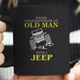 Mens Funny Jeep Tshirt Old Man With A Jeep Tee Coffee Mug