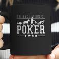 Mens Poker Evolution Coffee Mug