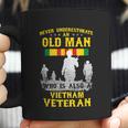 Mens Never Underestimate An Old Man Vietnam Veteran Gift Graphic Design Printed Casual Daily Basic Coffee Mug