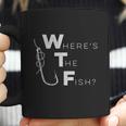 Mens Wtf Wheres The Fish Shirt - Funny Fishing T-Shirt Coffee Mug