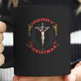 Merry Christmas Crucifixion Jesus Coffee Mug