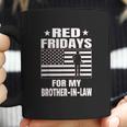 Military Red Fridays For Brother In Law Coffee Mug