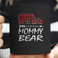 Mommy Bear Two Cubs Red Plaid Christmas Pajama Coffee Mug