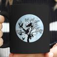 Moonlight Night Black Crow Forest Animal Bird Raven Coffee Mug