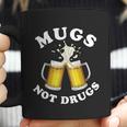 Mugs Not Drugs Funny St Patricks Day Beer Coffee Mug