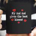 My Nai Nai Gives The Best Kisses Funny Grandchild Love Gift Cute Gift Coffee Mug