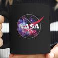 Nasa Purple Pink Mix Galaxy Style Logo Graphic Coffee Mug