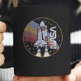 Nasa Shuttle Launch With Rainbow Coffee Mug