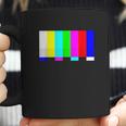 No Signal Television Screen Color Bars Test Pattern Coffee Mug