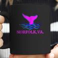 Norfolk Virginia Diving Mermaid Coffee Mug